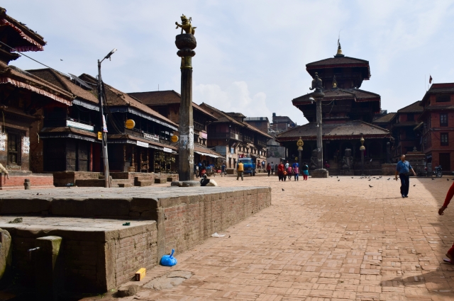 地震後のネパール